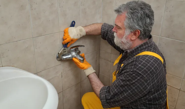 a male plumber technician smiling at the camera from TMK Plumber Austin in Pflugerville, TX - Pflugerville TX