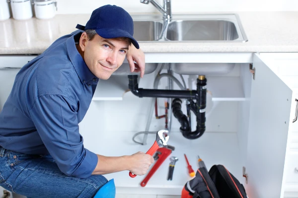 a pipe with a water leak from TMK Plumber Austin in Austin, TX - Water Heater Replacement a pipe with a water leak from TMK Plumber Austin in Austin, TX - Water Heater Replacement